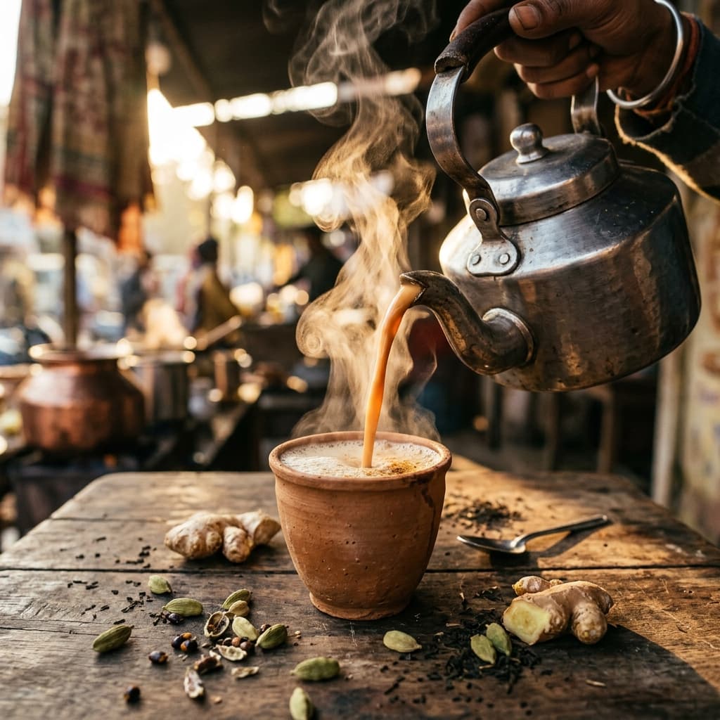 Steaming Masala Chai